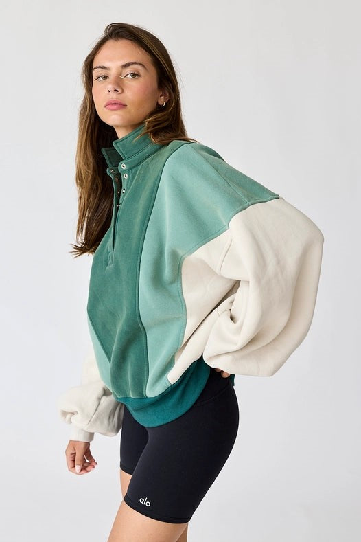 Emma Oversized Colorblock Sweatshirt