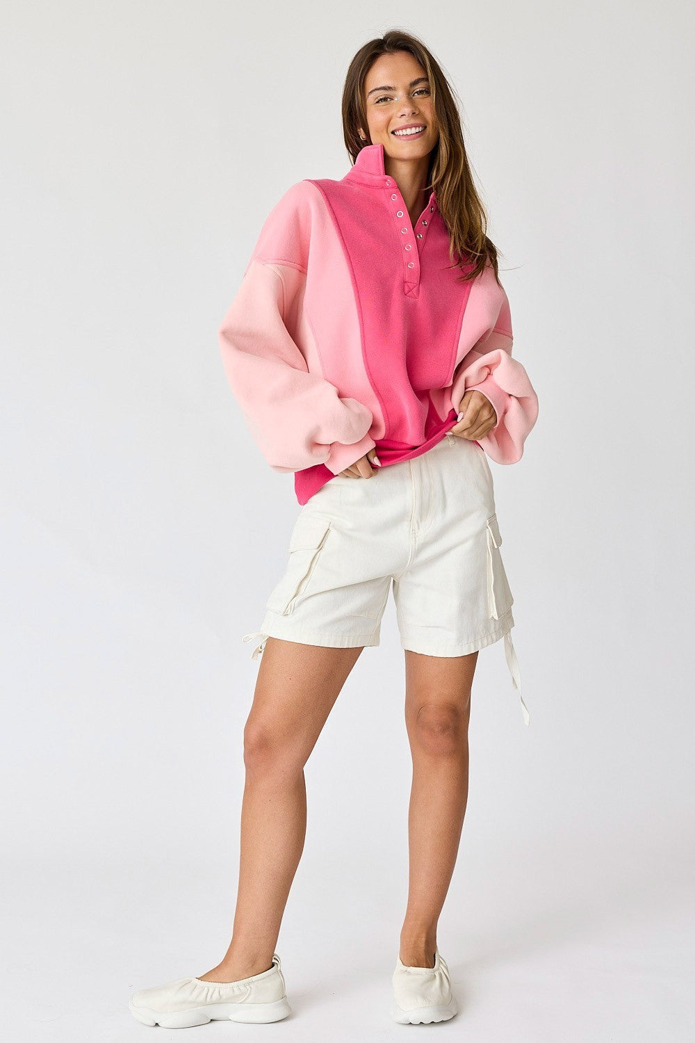 Emma Oversized Colorblock Sweatshirt