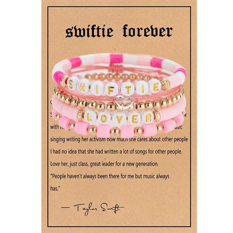 Taylor swift stackable bracelets