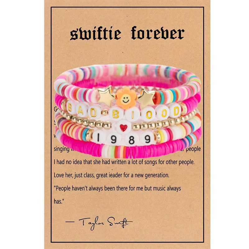 Taylor swift stackable bracelets