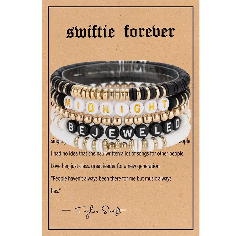 Taylor swift stackable bracelets