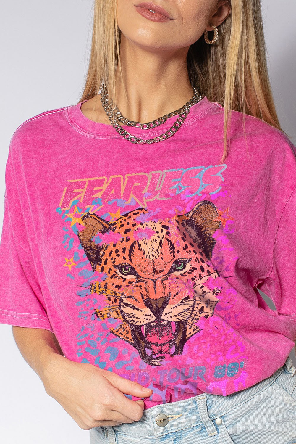 MINERAL WASHED VINTAGE TIGERS GRAPHIC TEES