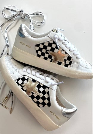 Vintage Havana Nicolette Checkered Side Sneakers