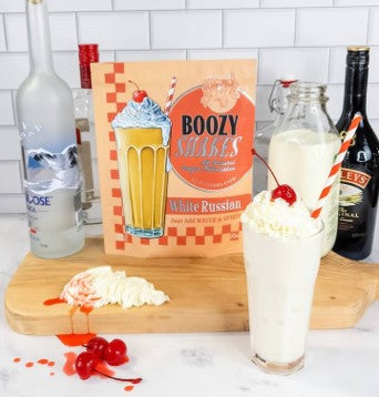 White Russian Boozy Shakes Mix -Just Add Water + Vodka