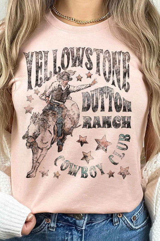 YELLOWSTONE DUTTON RANCH GRAPHIC TEE / T SHIRT