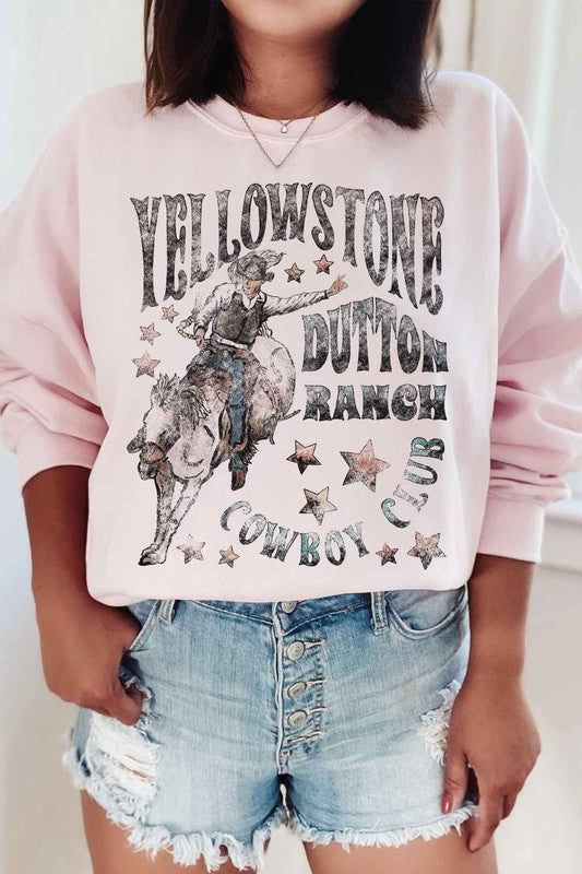 Dropship-YELLOWSTONE DUTTON RANCH PLUS SIZE SWEATSHIRT-Drop Ship