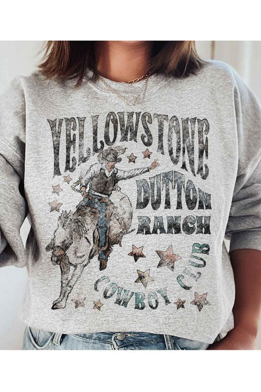 Dropship-YELLOWSTONE DUTTON RANCH PLUS SIZE SWEATSHIRT-Drop Ship