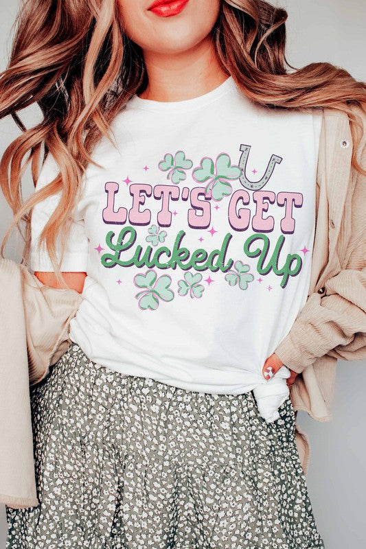 LET'S GET LUCKED UP GRAPHIC TEE