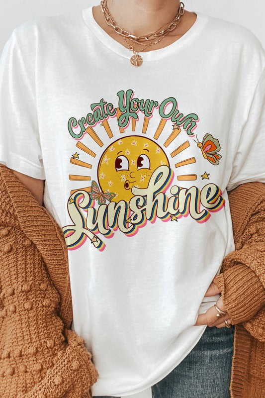 Create Your Own Sunshine, Retro Graphic Tee