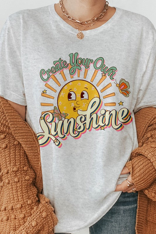 Create Your Own Sunshine, Retro Graphic Tee