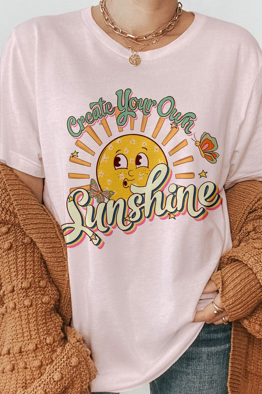 Create Your Own Sunshine, Retro Graphic Tee