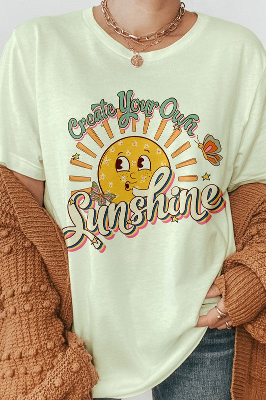 Create Your Own Sunshine, Retro Graphic Tee