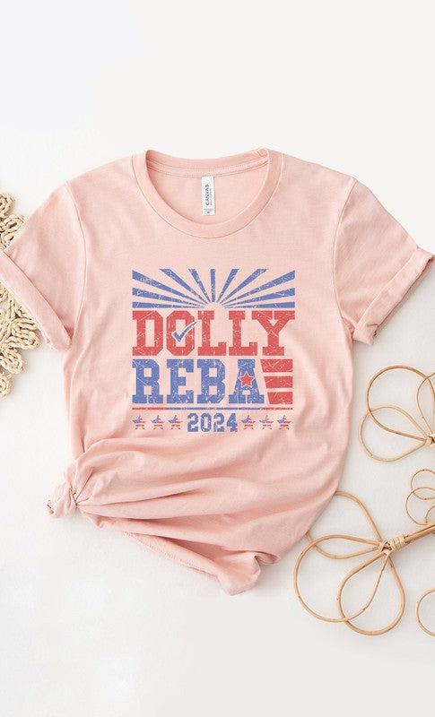 Dolly and Reba 2024 Western Graphic Tee-Drop Ship