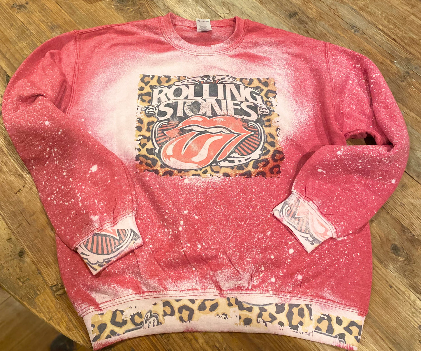 Custom Sweatshirts Bleached