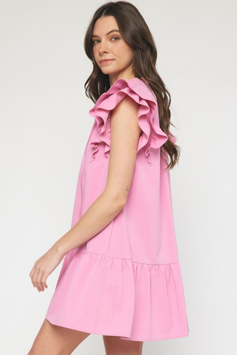 Ruffle Mini Dress